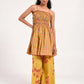 Within Yellow Striped Top/kurti