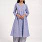 Within Striped V neck  Kurta