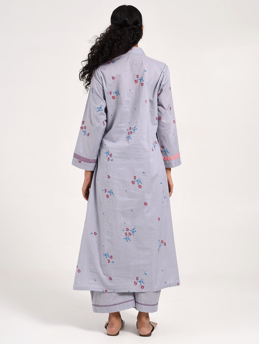 Within Grey A line Kurta