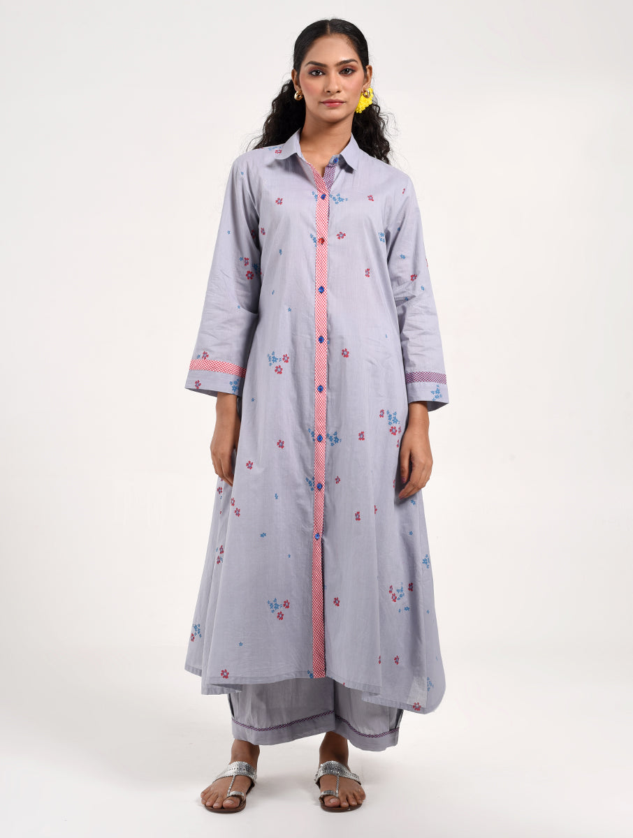 Within Grey A line Kurta