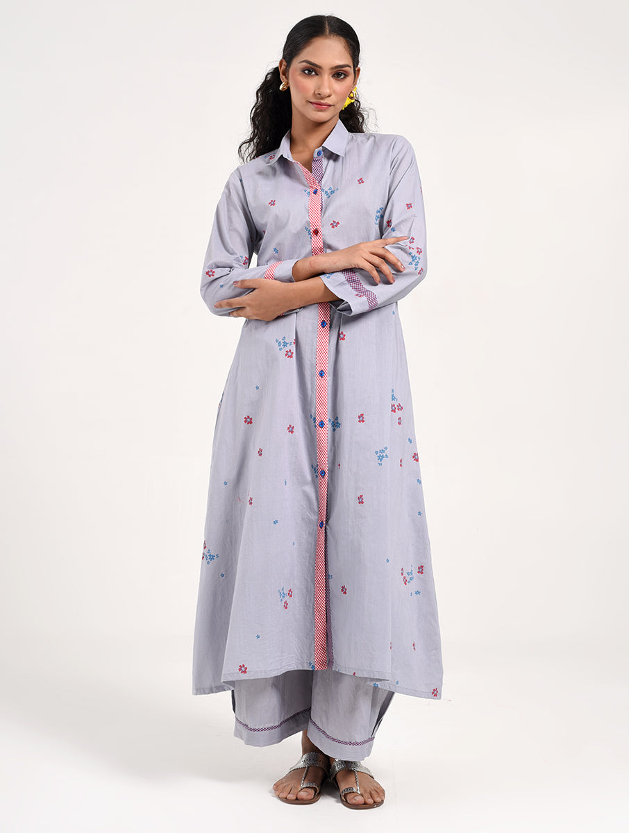 Within Grey A line Kurta
