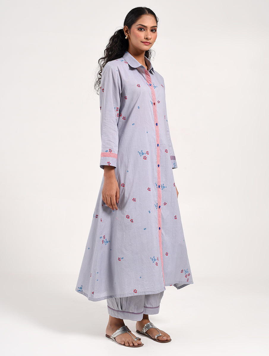 Within Grey A line Kurta
