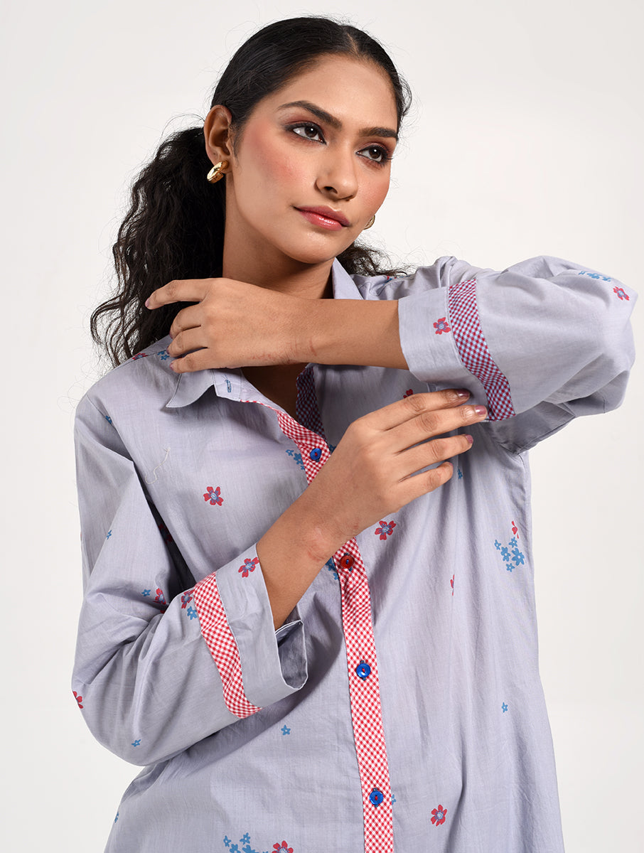 Within Grey A line Kurta