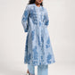 Within Blue Pleated  Kurta