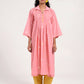 Within Pink Collar Kurta
