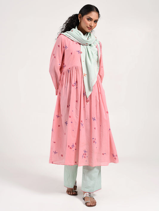 Within Pink Yok Kurta Pajama Dupatta Set