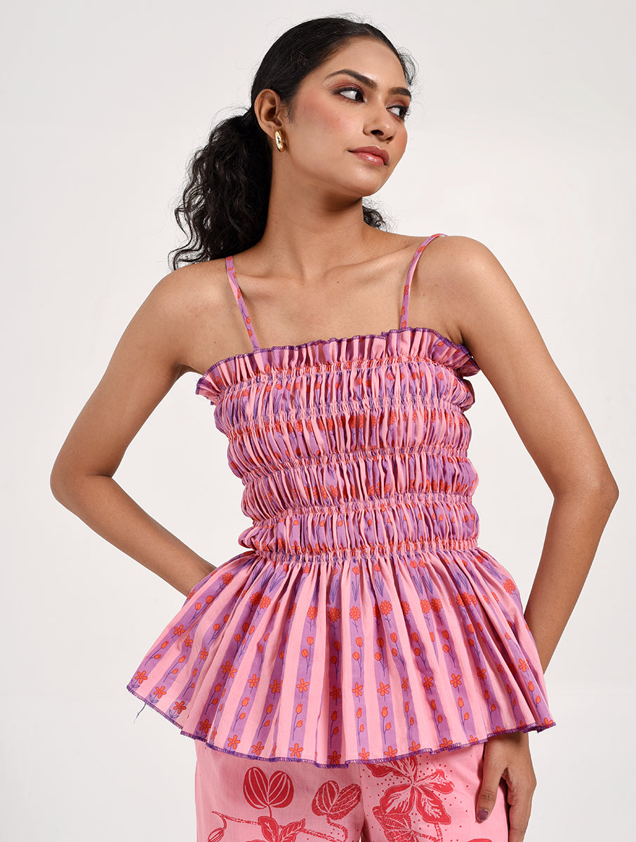 Within Pink Striped Top