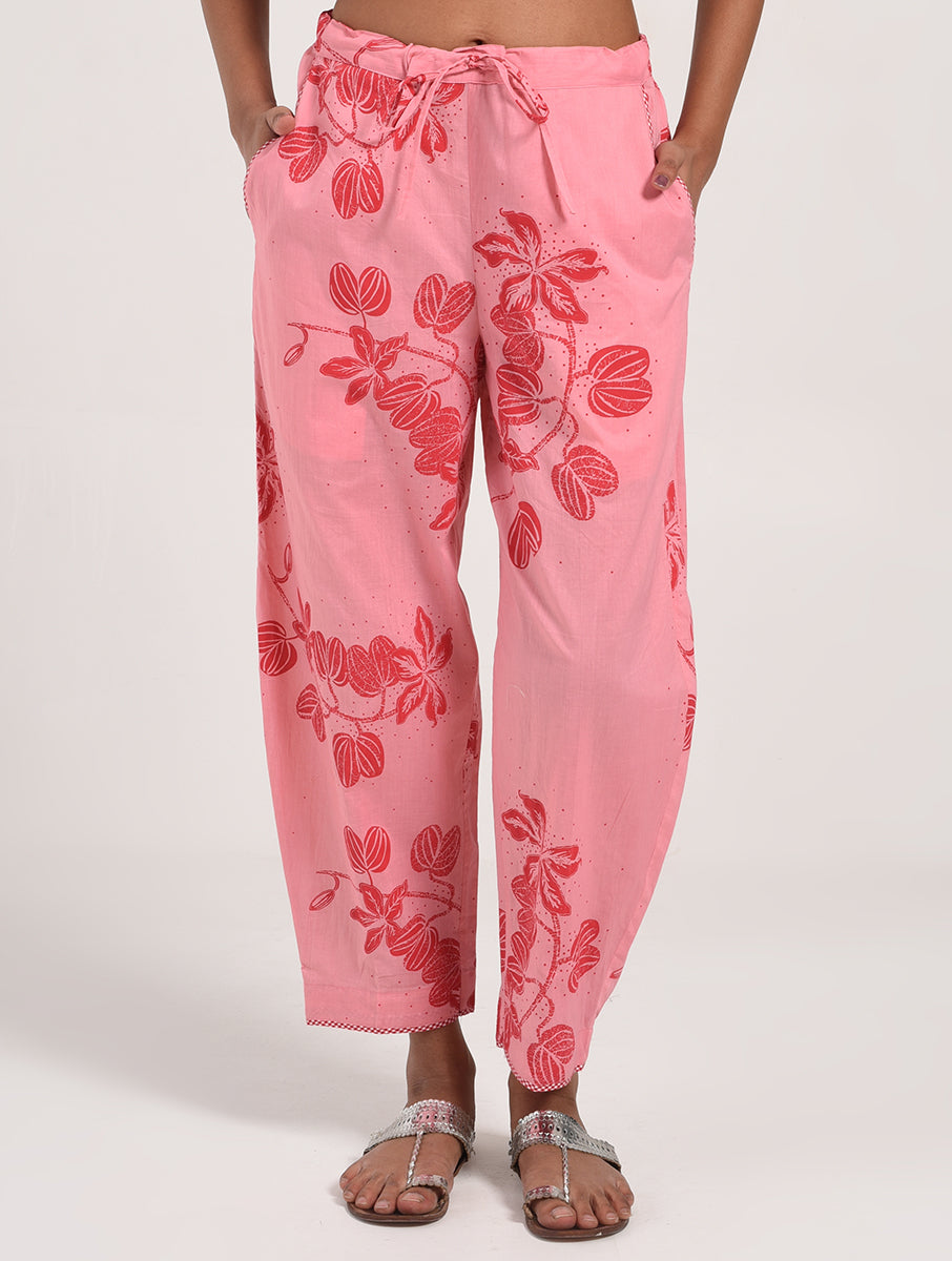 Within Pink Striped Top Pajama Set