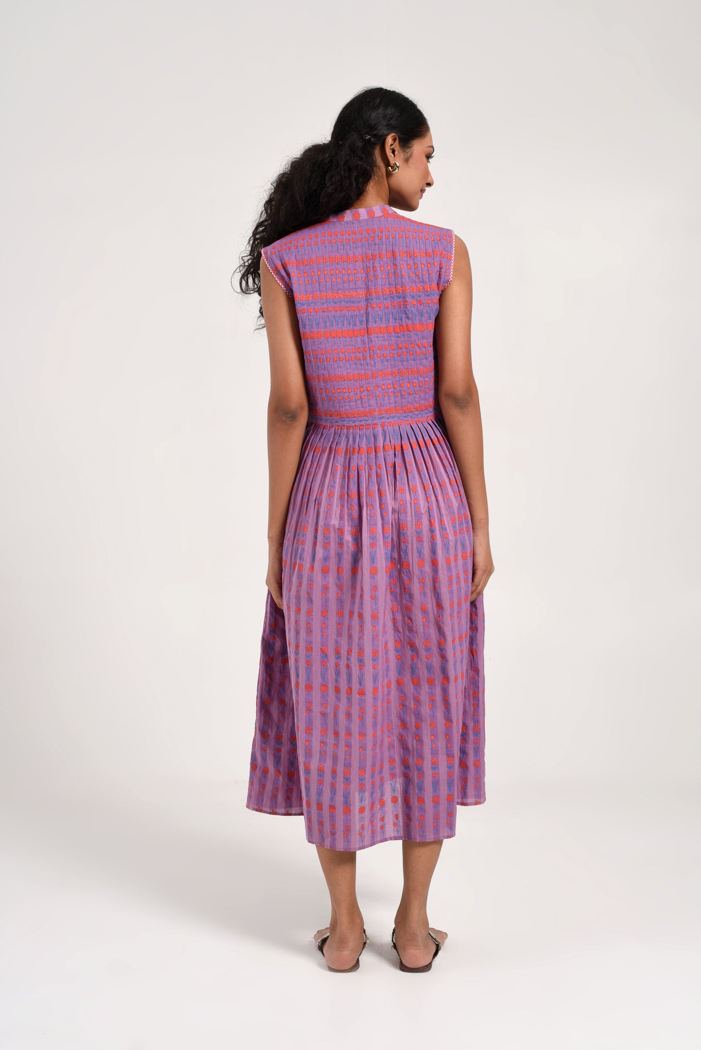 Within Purple Striped Dress