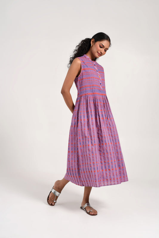 Within Purple Striped Dress
