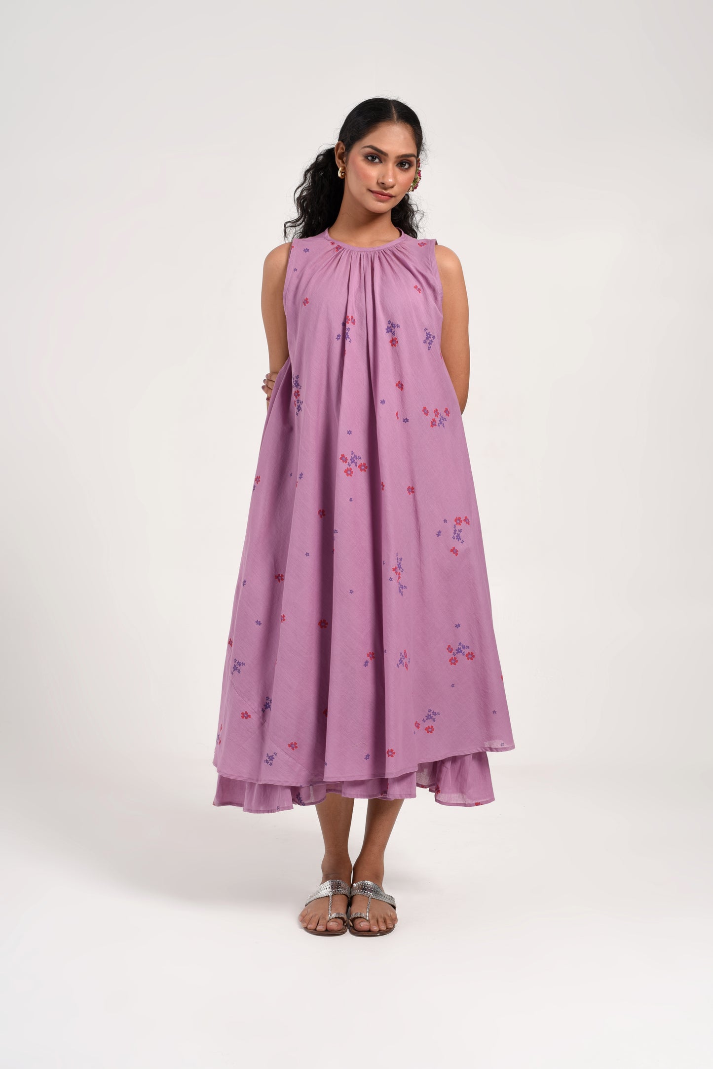 Within Purple Floral Dress