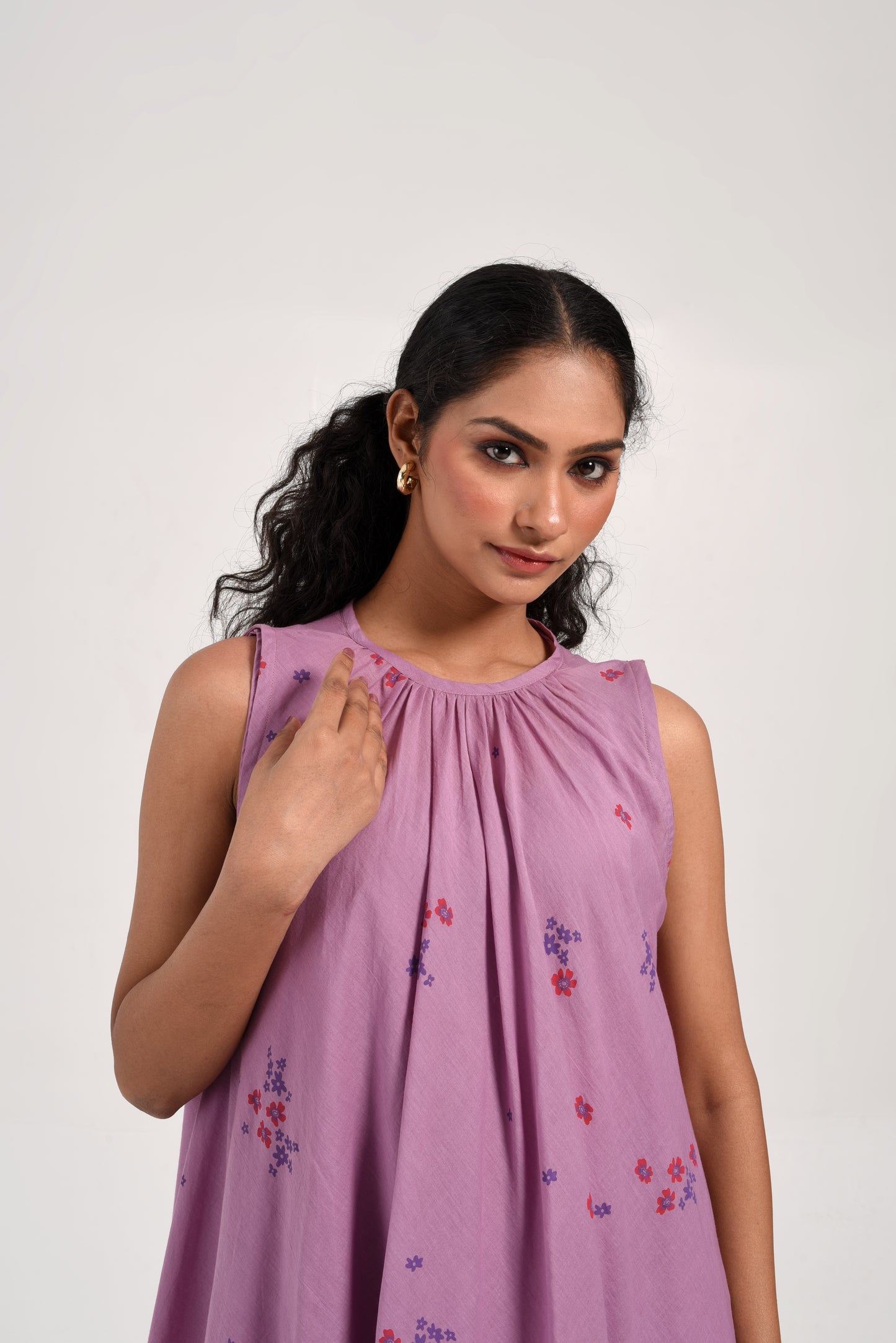 Within Purple Floral Dress