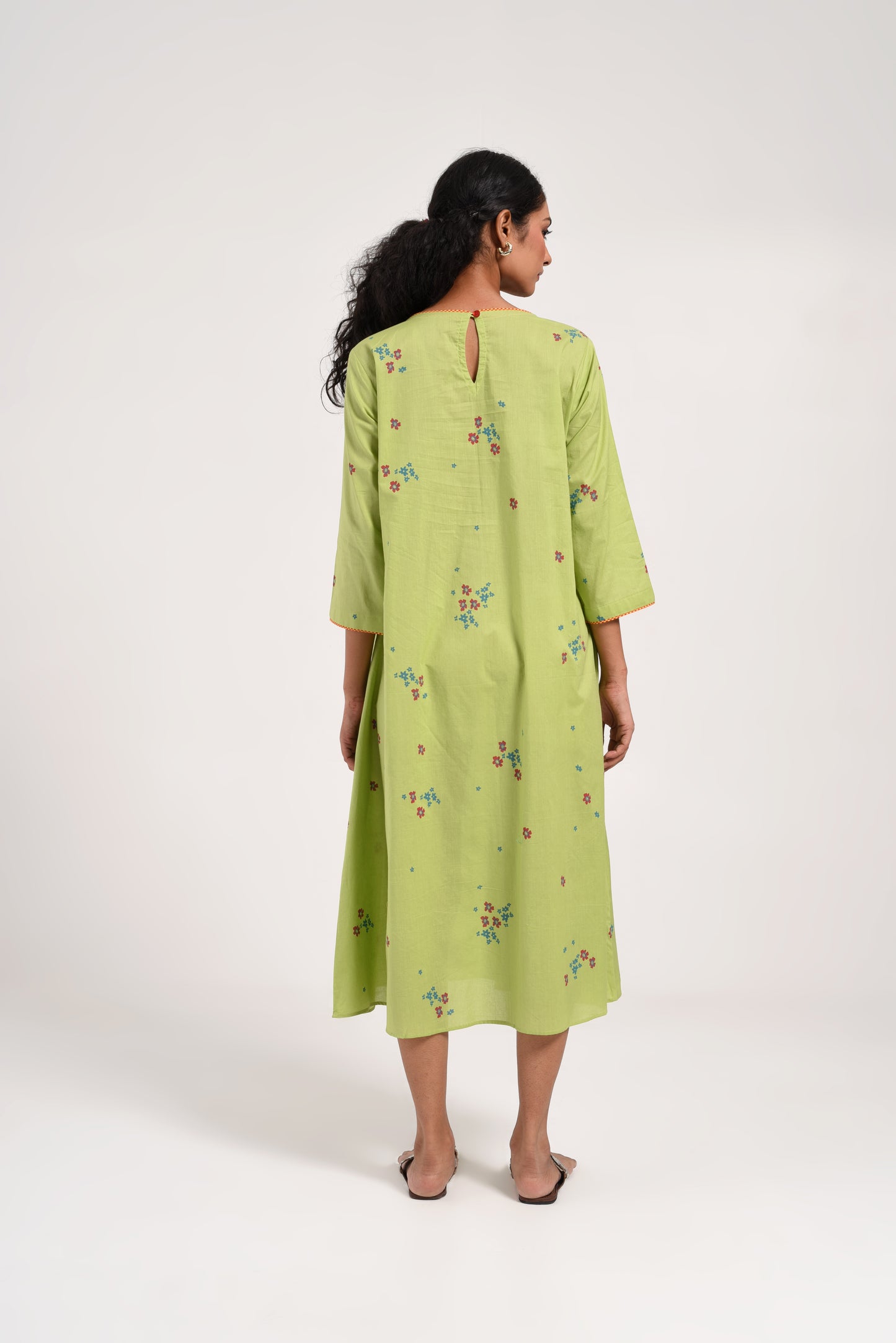 Within Green Floral Dress