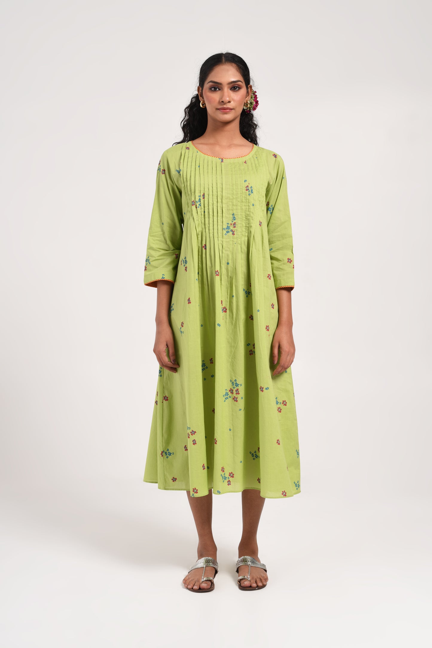 Within Green Floral Dress