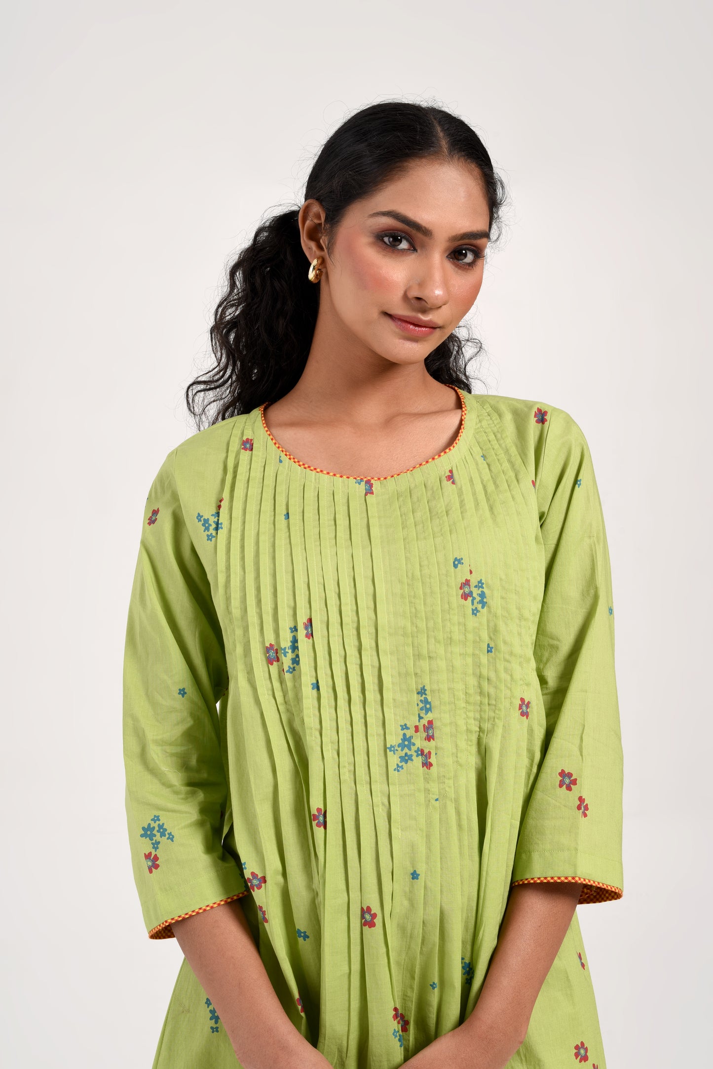 Within Green Floral Dress