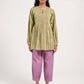 Within Green Pleated Top