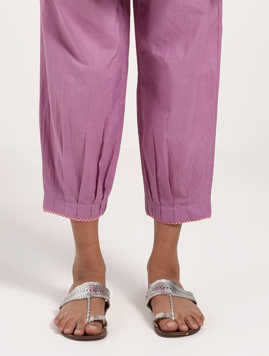 Within Green Pleated Top Pajama Set