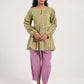Within Green Pleated Top