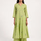 Within Green Anarkali Kurta