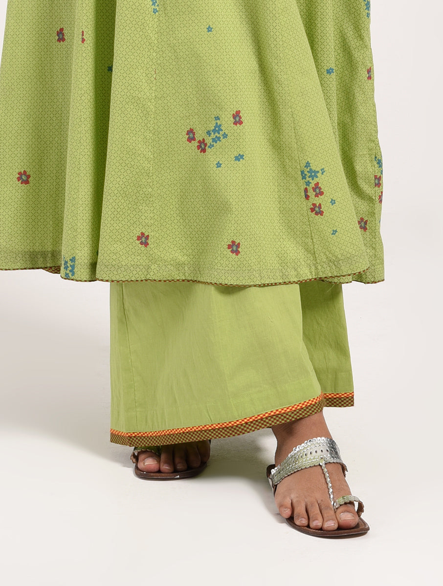 Within Green Anarkali Kurta Pajama Dupatta set