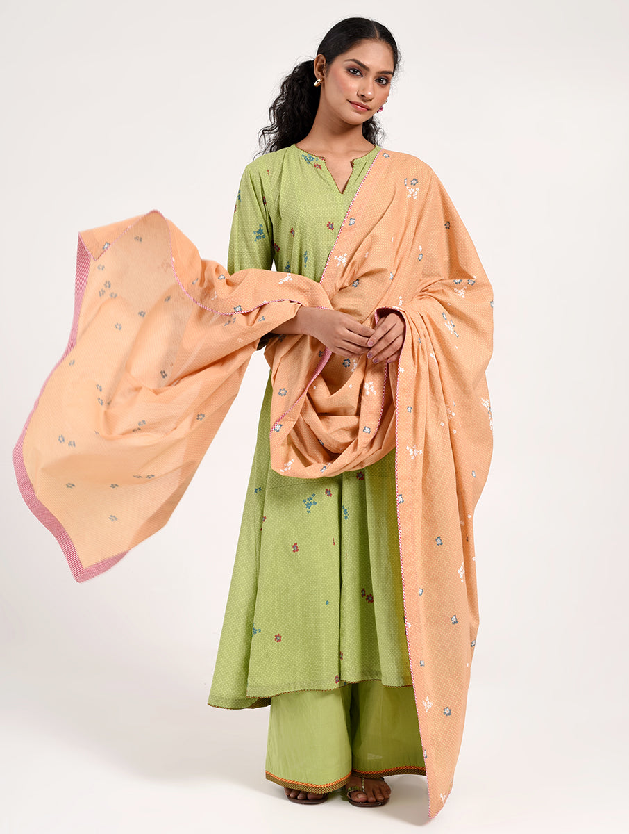 Within Beige Printed Dupatta