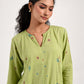 Within Green Anarkali Kurta