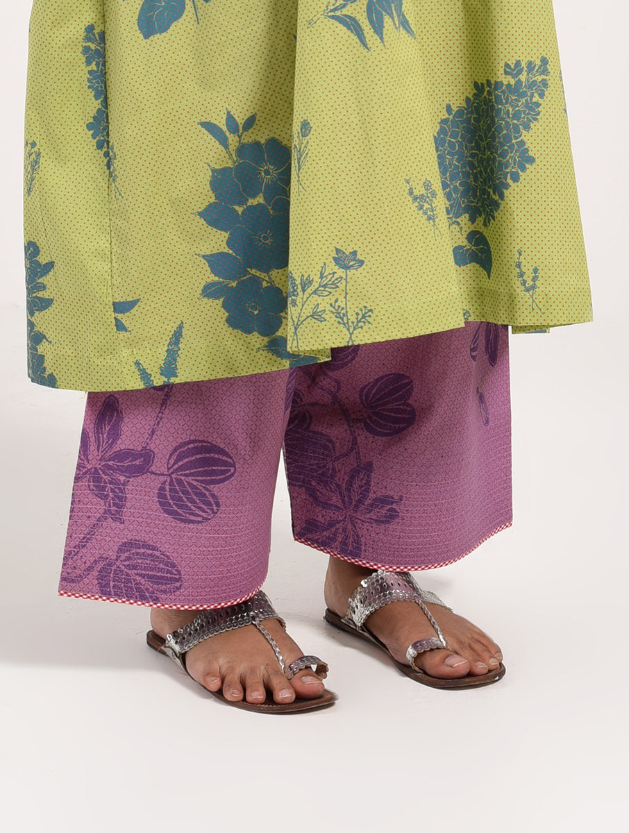 Within Green Kaftan Kurta Pajama Set