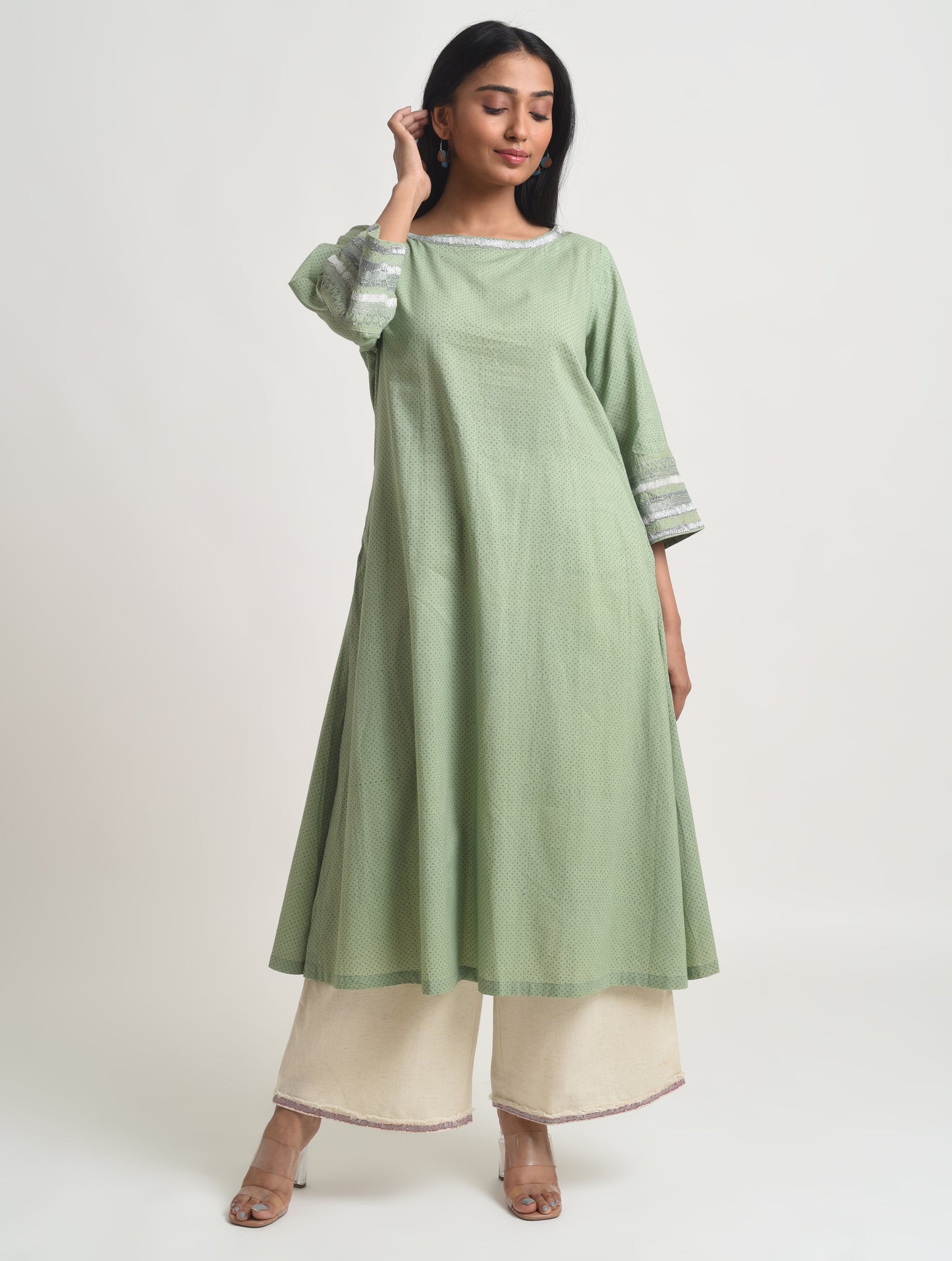 Galini Boat Neck Kurta