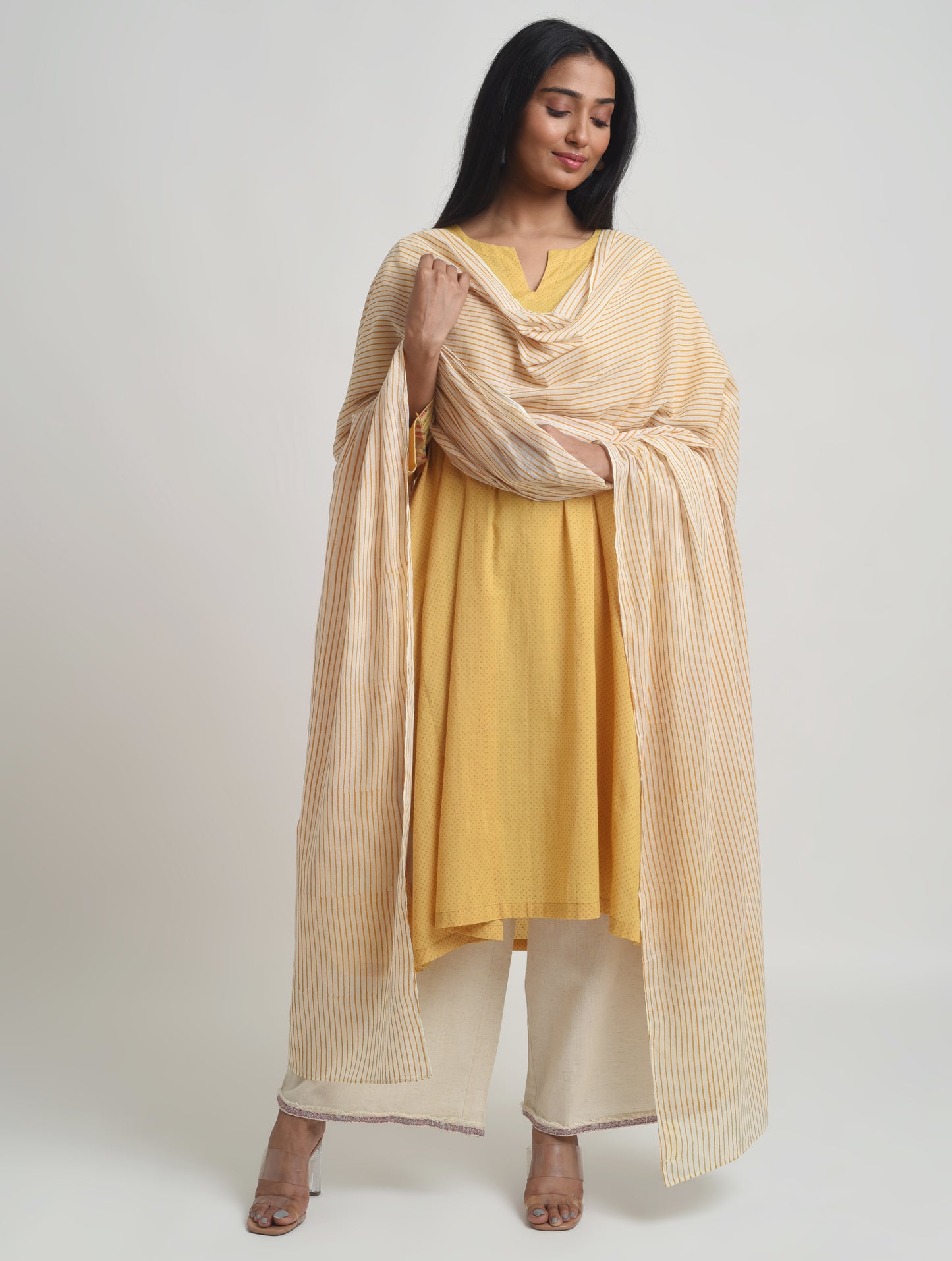 Galini Yellow Dupatta