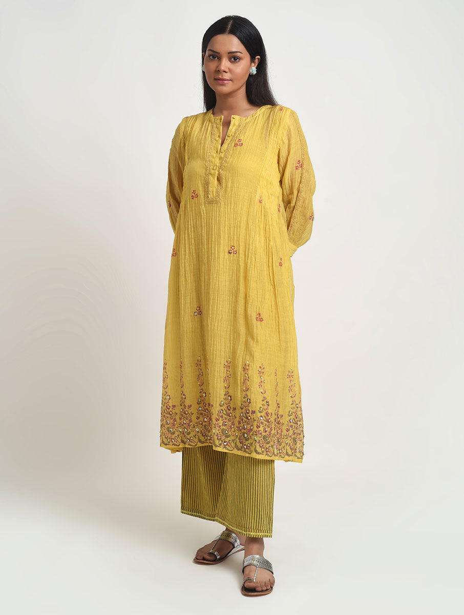 Gudhal-12 Buttoned Kurta