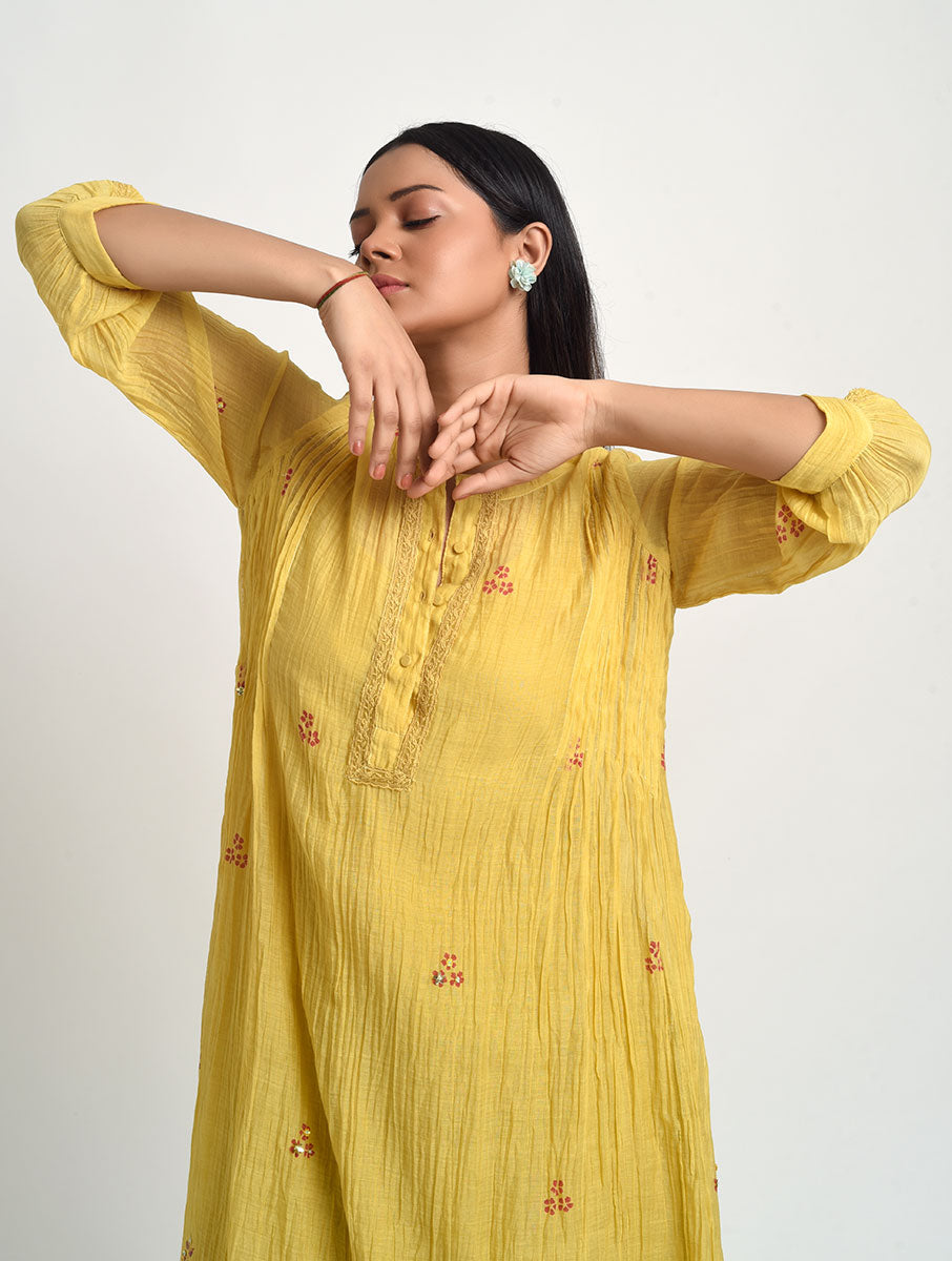 Gudhal-12 Buttoned Kurta