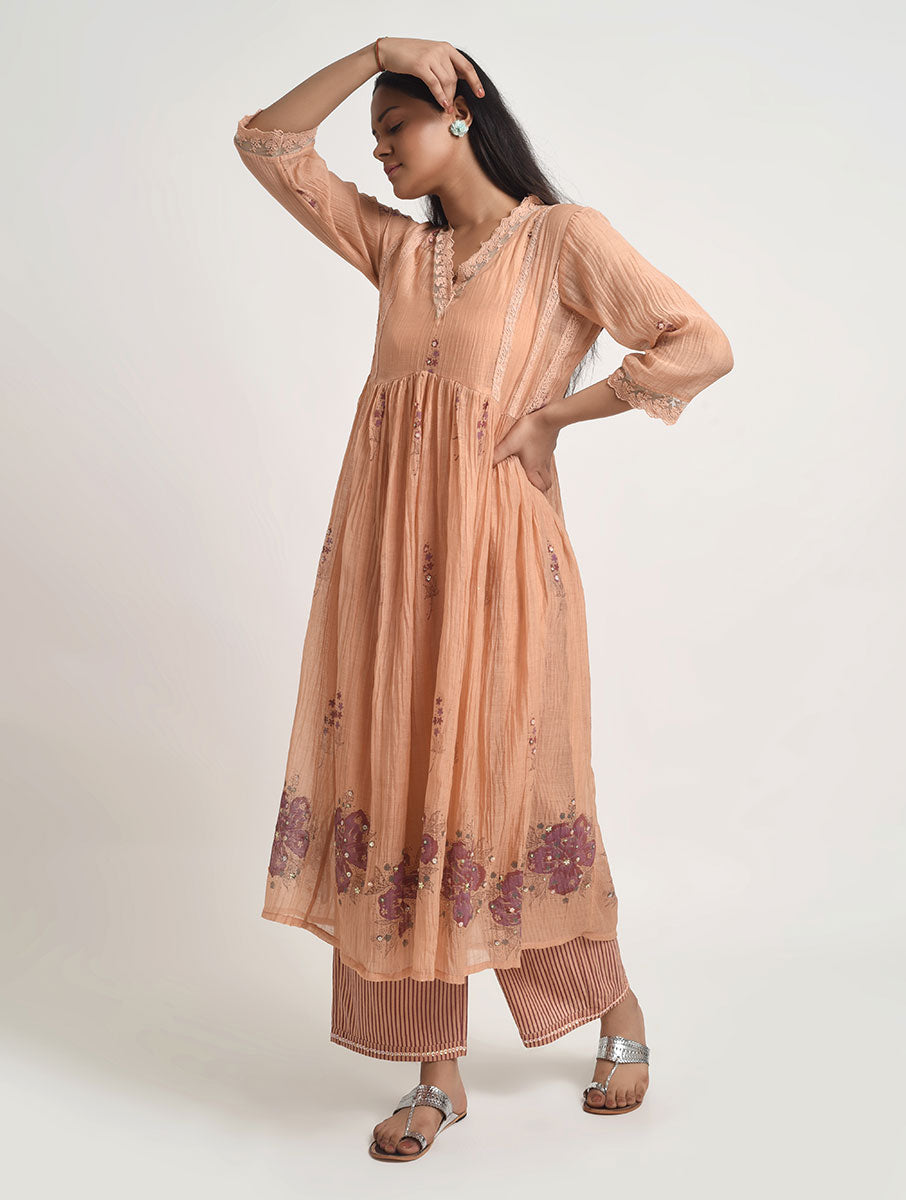 Gudhal-13 Pleated Kurta