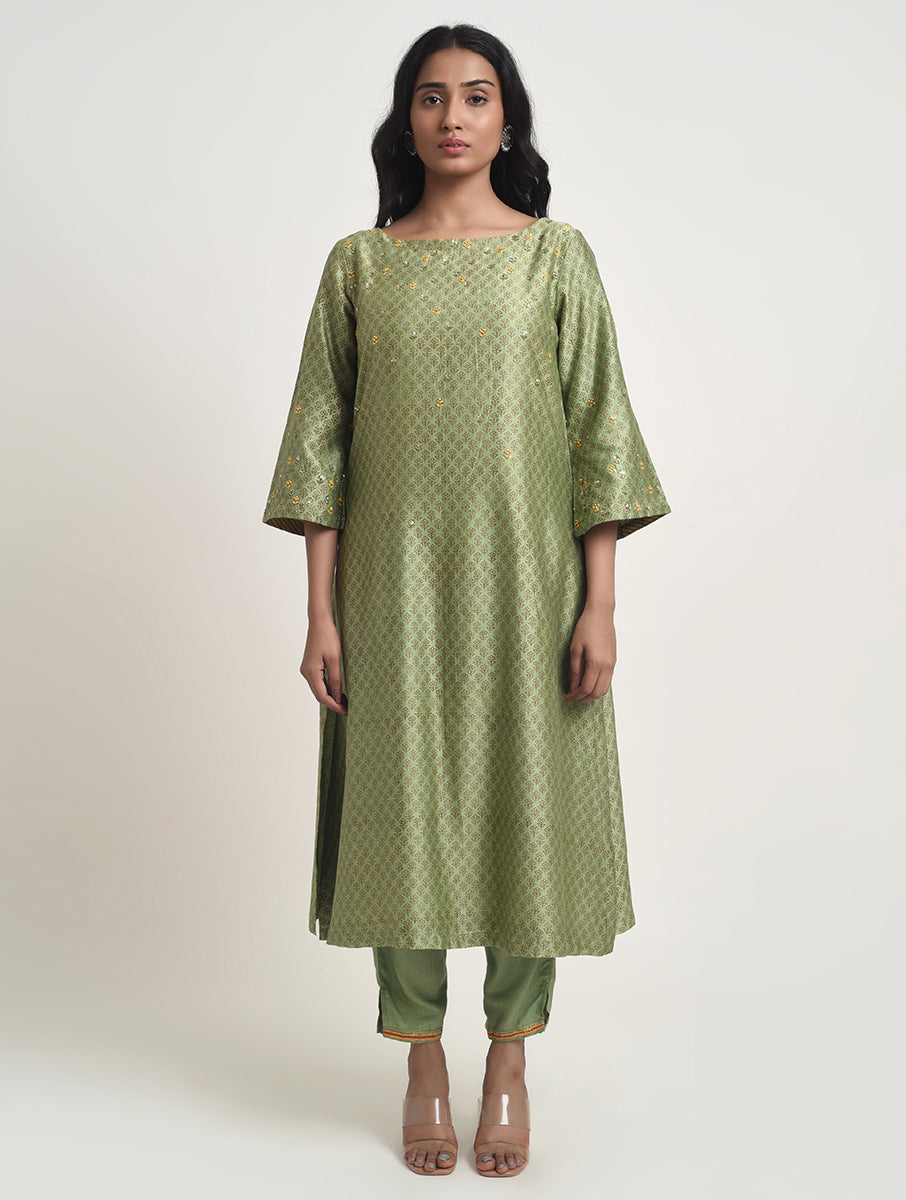 Bela Boat neck Kurta