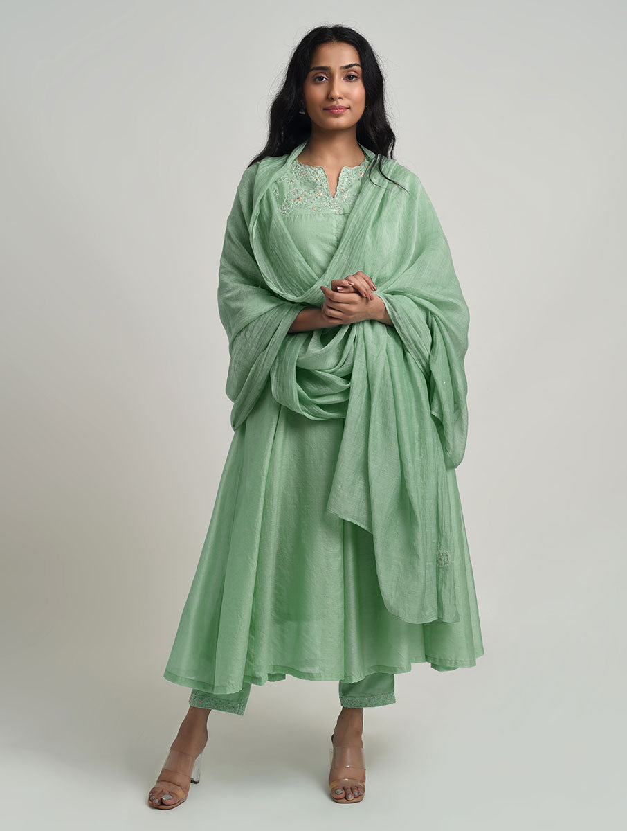 Indri Green  Dupatta