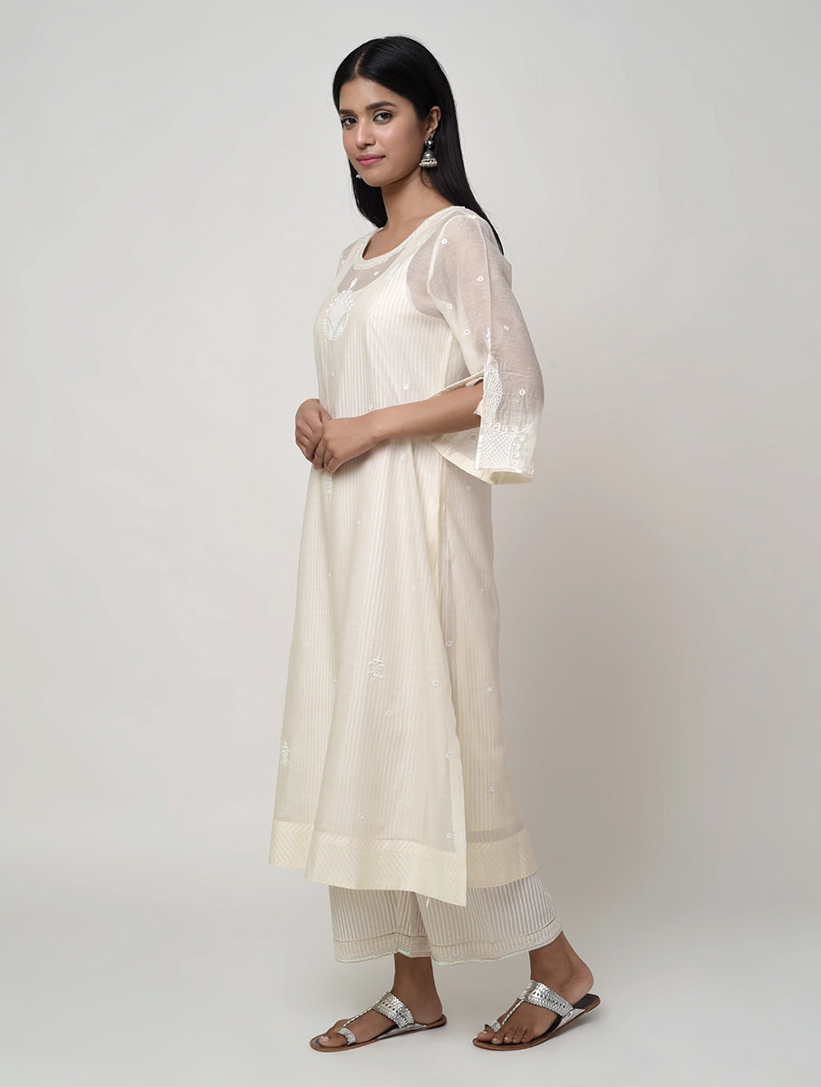 Rooh Round Neck Kurta