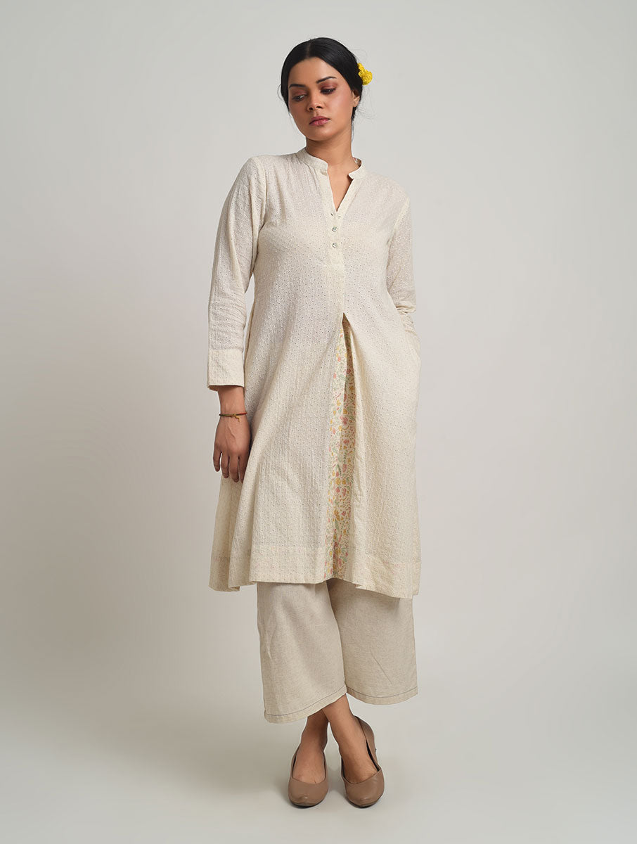 Fika Pleated Collar Kurta/Dress