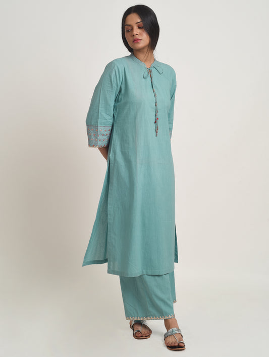 Tabeer Collar Kurta