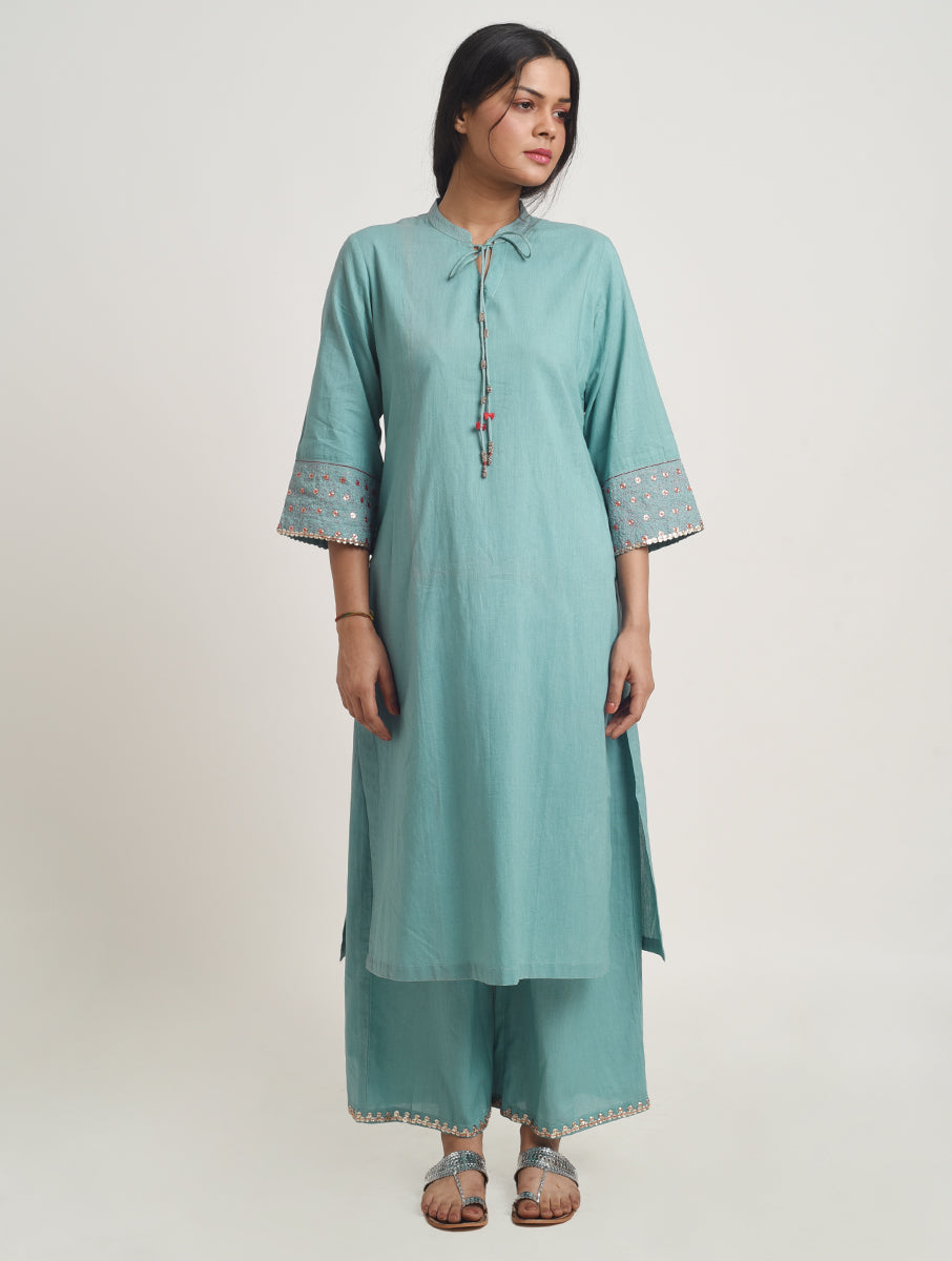 Tabeer Collar Kurta