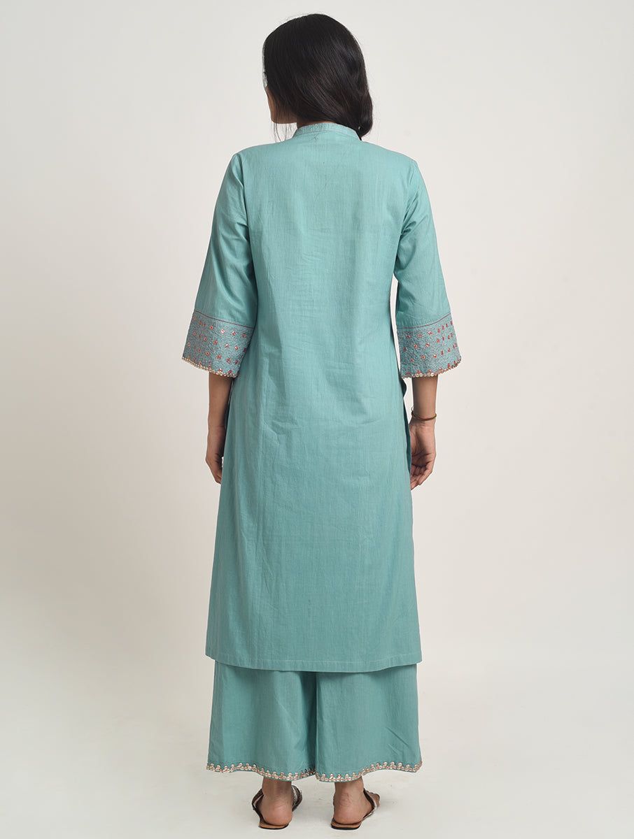 Tabeer Collar Kurta