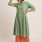 Tabeer Button Kurta