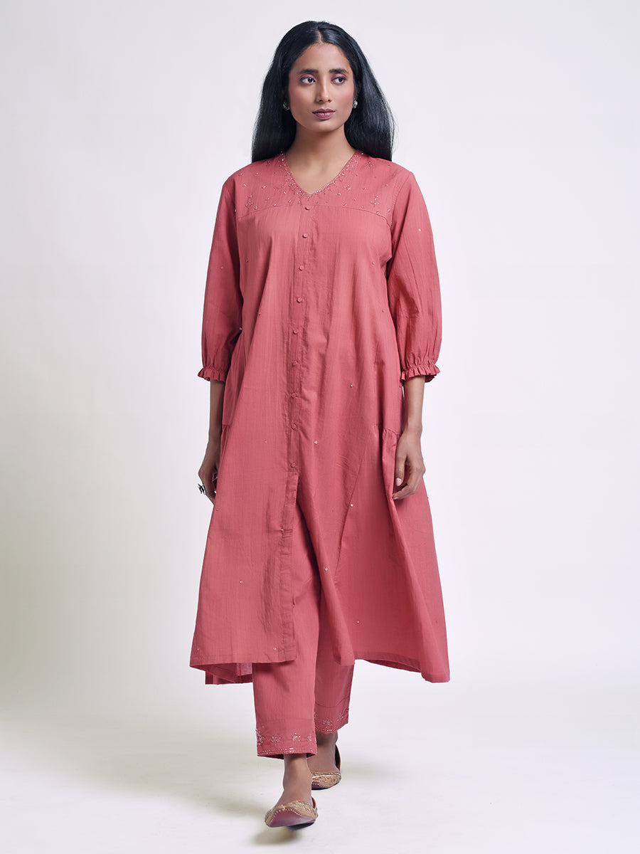 Heer - V Neck Kurta