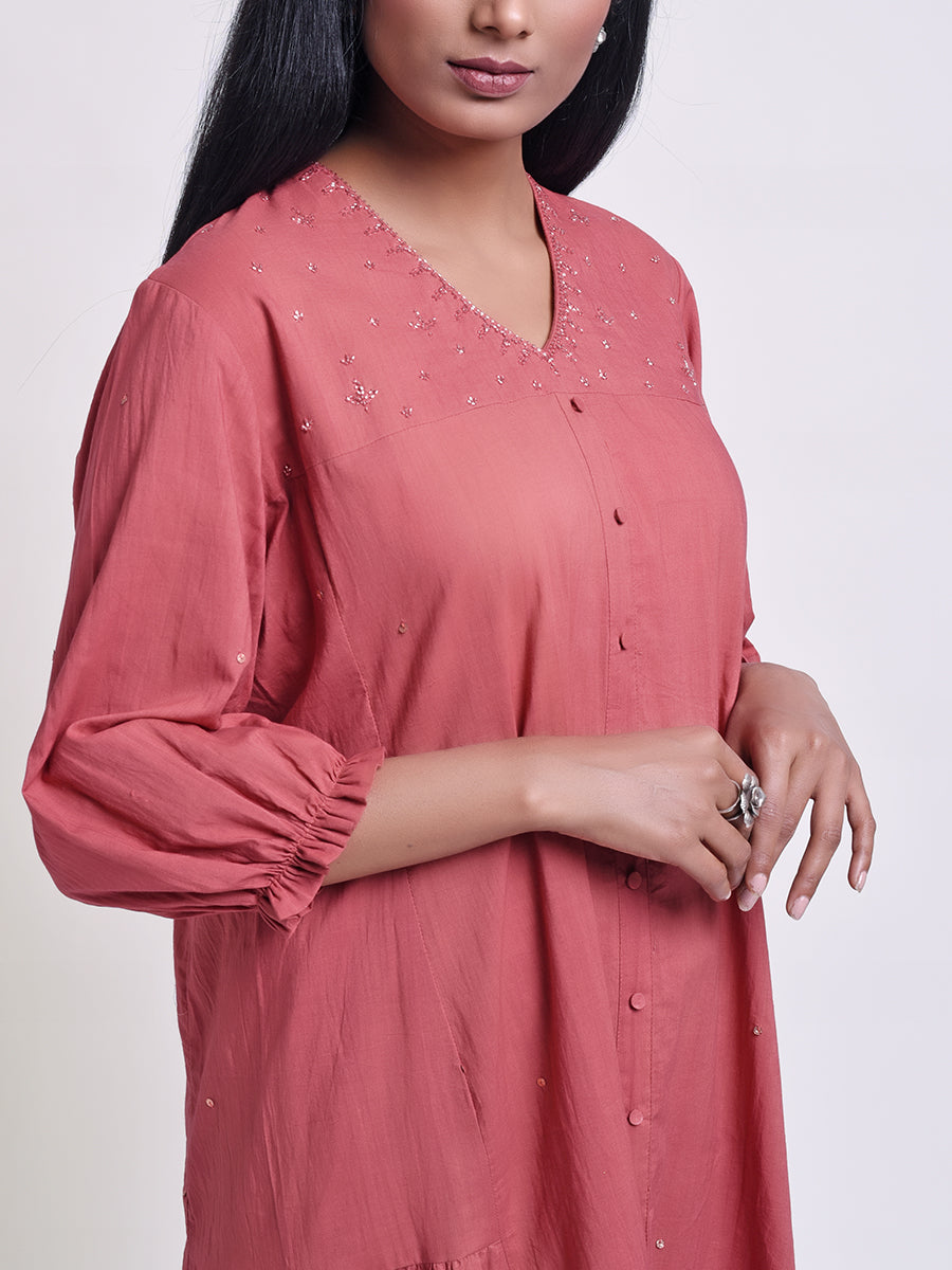 Heer - V Neck Kurta