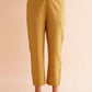 Gudhal Yellow Cotton Silk Block Print Kurta, Pants & Dupatta