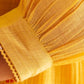 Gudhal Yellow Cotton Silk Block Print Kurta, Pants & Dupatta