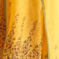 Gudhal Yellow Cotton Silk Block Print Kurta, Pants & Dupatta