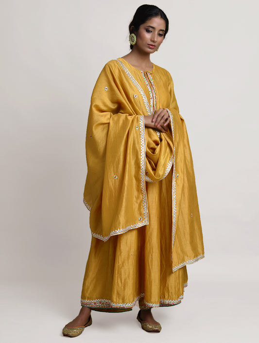 Saanjh Yellow Dupatta