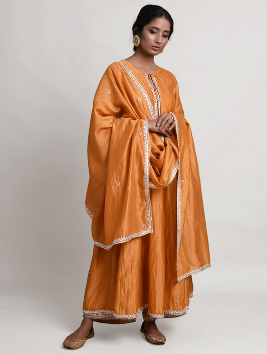 Saanjh Orange Dupatta