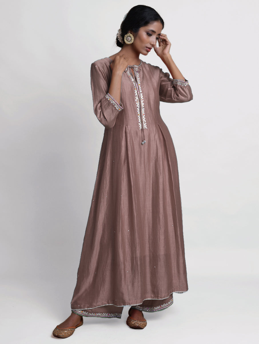 Saanjh Pleated  Kurta