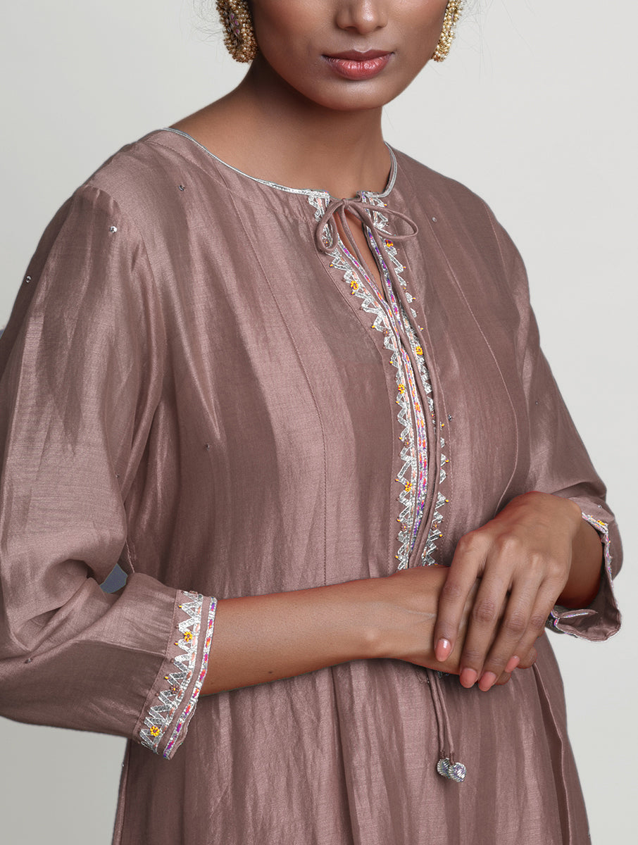 Saanjh Pleated  Kurta