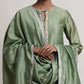 Saanjh Green Dupatta